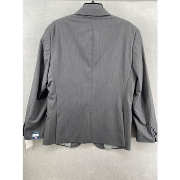 NWT The‎ Savile Row Company Blazer Jacket Mens Sz 40S Gray Heather Single Breast - Picture 9 of 14